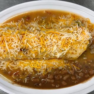 Large Breakfast Burrito with Pinto Beans