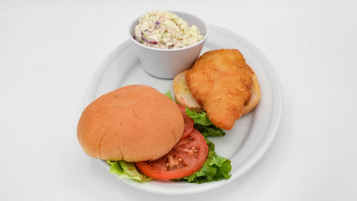 Deep-Fried Cod Sandwich