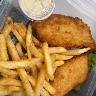 8 Oz Deep-Fried Cod Dinner