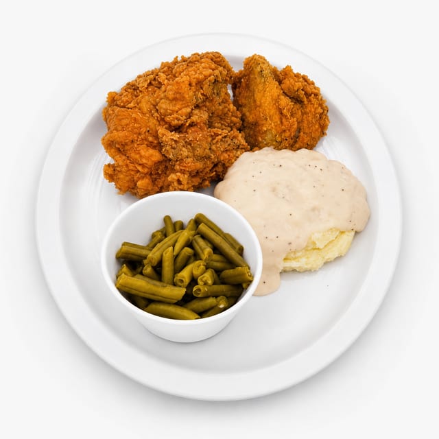 Chicken Fried Chicken Dinner.