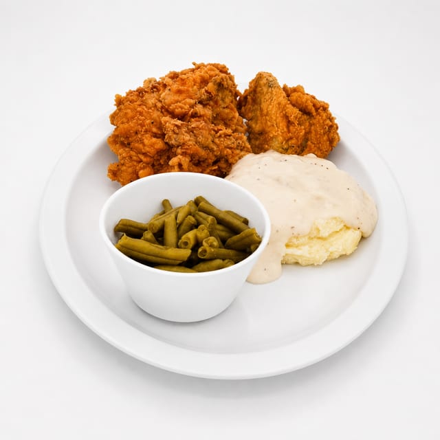 2 Piece Fried Chicken (Not Available Before 11 Am).