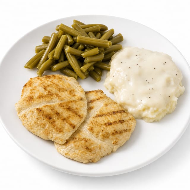 2 Grilled Chicken Breast.