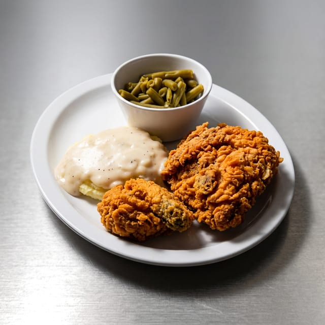 Chicken Fried Chicken Dinner.