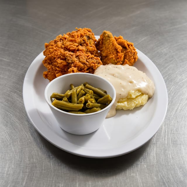 2 Piece Fried Chicken (Not Available Before 11 Am).